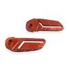 Reposapiés traseros modificados para motocicleta de aleación de aluminio CNC adecuados para la Honda GIORNO125 de Tailandia