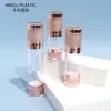 Frasco Personalizado 20ml~50ml Ouro Rosa Glitter Bomba Bico de Pato Bomba Bico de Galinha Frasco para Creme para as Mãos Frasco para Cuidados com a Pele Frasco para Loção Frasco a Vácuo