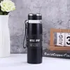 Correa de Honda Portátil Negocios Deportes Botella de Agua Termo de Acero Inoxidable 316 Taza de Agua al Vacío de Gran Capacidad Fabricante Venta al por Mayor