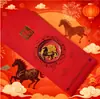 Año del Caballo Dios de la Riqueza Caballo Pequeño Oro Imitación Pegatina para Teléfono Venta al por Mayor Dibujos Animados Yuanbao Atrae la Fortuna Fuente de Regalos Corporativos Fabricante en Stock