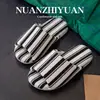 Zapatillas Antideslizantes Simples para Pareja Nanbo Wan Cuatro Estaciones para Interior Hogar Zapatillas de Piso Verano Transpirables Absorbentes de Sudor Zapatillas de Lino