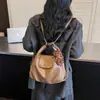 Bolso retro de alta gama de gran capacidad para mujer 2026 nuevo mochila de otoño e invierno para el trabajo bolso de hombro tote