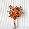 Ramo de Flores Eternas Regalo del Día de San Valentín Chino Ramo de Rosas Secas Mini Ramo de Gypsophila Pegatina Decorativa de Pared Transfronterizo