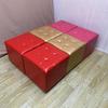 Banqueta Baixa Ktv Couro Encerado Oleado Quadrado Pequeno Banqueta Sofá Criativo Banqueta Simples para Trocar Sapatos Bancada Pequena Puff para Provador Novo Produto
