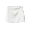Comercio Exterior Transfronterizo Ropa de Mujer Verano 2026 Moda Europea y Americana Casual Simple Textura de Satén de Seda Falda de Cintura Media para Mujer G80512
