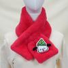Bufanda de felpa para mujer, otoño e invierno, imitación de pelo de conejo, linda, para estudiantes, cálida, versátil, versión coreana de bufanda de pelo grueso, venta al por mayor