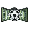 Serie de Fútbol Transfronteriza Charms de Zapato de Goma Suave de PVC Accesorios para Zapatos Crocs, Accesorios de Zapato de Club de la Copa del Mundo