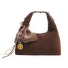 Bolsa de Mão com Design Retrô de Nicho Moda Feminina Nova Versátil Bolsa de Axila Bolsa de Ombro Único Transversal Popular de Alto Padrão