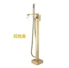 Fabricante Directo de Juego de Ducha de Cobre Puro Transfronterizo Suministro Directo Lavabo de Pedestal Ducha Grifo de Tina Vertical Frío y Caliente