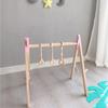 Dropshipping Ins Decorações Estilo Escandinavo Madeira Enfeites Equipamentos de Fitness Bebê Recém-nascido Rack de Fitness para Bebê