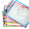Suministro Transfronterizo de Bolsas para Pizarra Blanca, Bolsas de Escritura Borrable, Bolsas para Documentos de Tareas Estudiantiles, Bolsas Impermeables para Pizarra Blanca para Mascotas al por Mayor