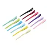 Pinza de pico de pato puntiaguda de 9 cm de laca brillante, pasador de color macarrón, pasador sin costuras, accesorios para el cabello hechos a mano DIY, accesorios materiales