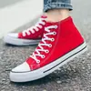 Tênis de Lona de Cano Alto Masculino, Modelos de Casal Estudante de Primavera e Outono Masculino, Tênis da Moda Retrô Estilo Coreano Harajuku, Sapatos Femininos