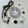 Placa de aquecimento 304, placa de cerâmica, termostato, luz indicadora anti-queima a seco, fio de plugue externo, acessórios para barril de aquecimento elétrico, torneira
