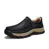 Sapatos Masculinos Plus Size Transfronteiriços Outono Novo Estilo Sapatos Masculinos de Couro Solado Macio Mocassins Slip-on Artesanais Solado Macio Sapatos Masculinos Casuais
