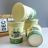 Venta al por mayor de fábrica Vasos desechables Vasos de papel Impresión de palabras Impresión de LOGOTIPO Vasos de papel publicitarios engrosados Anhui