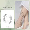 Novo Estilo Chinês Estilo Chinês Tinta Koi Adesivo de Tatuagem para Cobertura de Braço Cor de Tinta Simples Koi Adesivo de Tatuagem à Prova d'Água de Longa Duração para Mulheres