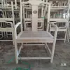 Nueva Silla Oficial de Madera Maciza Estilo Chino, Silla Circular, Silla con Respaldo Peinado, Sillón, Silla con Respaldo, Silla de Oficina de Madera de Caucho sin Acabado, Embalaje a Granel