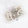 Alfinetes Perolados DIY Feitos à Mão, Alfinetes Especiais Coloridos de Contas Plásticas, Alfinetes de Posicionamento de Metal, Costura Doméstica