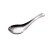 Acero Inoxidable 316 Cuchara para Niños de Grado Alimenticio Cuchara para Comer de Bebé Cuchara Retro de Lingote Engrosada Cuchara para Comida Complementaria Cuchara Redonda