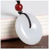 Colgante de Hebilla de Paz Natural de Xinjiang, Colgante de Jade Seda Dorada, Colgante de Cuarcita de Jade, Colgante de Jade