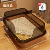 Caixa de Areia para Gatos Extra Grande Semifechada Gatinho Gato Adulto Gato Grande Anti-Vazamento Areia Anti-respingo Caixa de Areia para Gatos Suprimentos para Pets Dropshipping