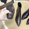 Botas de Moda Chunky con Plataforma para Mujer Primavera/Otoño 2026 son Botines Elegantes y Versátiles con Punta que Hacen que las Piernas se Vean Más Largas para Mujeres Petitas