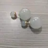 Pendientes de Burbuja Perla Color Macaron Diseño de Nicho Simples y Exquisitos Doble Uso Pendientes de Gelatina de Verano