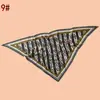 Bufanda Triangular de Sarja Estampada con Patrón Paisley para Mujer, Bufanda de Moda de Alta Gama, Suministro Directo de Fábrica