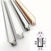 Luz Lineal Embebida LED Canaleta de Aluminio Pantalla de Lámpara de Silicona 6*9 Canaleta de Luz Laminada Perfil de Aleación de Aluminio Carcasa