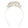 Nueva Diadema de Moda con Letras Feliz Año Nuevo Diadema Feliz Año Nuevo Diadema Metálica Ecológica Accesorios para el Cabello