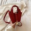 Bolso bandolera pequeño de estilo europeo y americano para niñas y niños, estilo cóncavo, para otoño e invierno