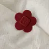 Pinza para el pelo con forma de lazo de flor de acetato, estilo idéntico al de una bloguera coreana, pinza de pico de pato, de aspecto elegante, linda, versátil, para flequillo
