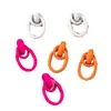 Pendientes de metal Joker moda japonesa y coreana pendientes de tendencia exagerados temperamento de primavera pendientes retro simples coreanos venta al por mayor