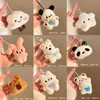 Regalos Pequeños al por Mayor para Eventos, Lindos Muñecos de Peluche de Dibujos Animados Peludos, Pequeños Colgantes, Llaveros, Dijes para Bolsos