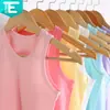 Chaleco de Verano de Algodón Zhuo En para Niños, Camiseta sin Mangas de Verano para Niños Pequeños, Estilo Elástico Fino al por Mayor para Niñas y Niños, Ropa Infantil