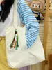 Bolso de hombro de lona de gran capacidad para mujer, nuevo modelo 2026, adecuado para el trabajo y los desplazamientos, bolso tote estilo coreano, bolso de lona