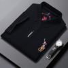 Nueva Camisa Polo de Manga Corta para Hombre de Alta Gama 2026, Camiseta Pulóver Casual y Versátil de Moda con Cuello y Bordado