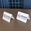 Letrero Acrílico de No Fumar Tarjeta de Mesa de No Fumar Oficina de Hotel Tarjeta de Mesa de No Fumar