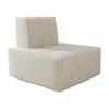 Sofá Individual Cómodo Modular Terciopelo de Cordero Esponja Sillón de Salón Adulto Sofá de Piso Sala de Estar