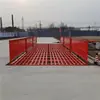 Máquina de lavar rodas automática com sensor espessada para canteiros de obras, lavadora de carros de plataforma, plataforma móvel de lavagem de carros sem fundação