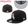Chapéu MLB Bordado Transfronteiriço Sox Chicago White Sox Boné de Beisebol Bordado de Aba Rígida Chapéu de Aba Reta Time