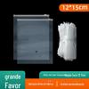 12 saco de plástico transparente de seda PE saco ziplock atacado meias saco com zíper de armazenamento 12 * 15 saco de embalagem de roupas
