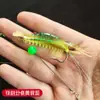 Venta al por mayor de fábrica Equipo de pesca Camarón Artificial con Forma de Camarón Señuelo Blando para Pesca de Lubina y Pargo Rojo, Cebo Artificial con Forma de Camarón para Peces China