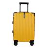 Mala de rodinhas com cadeado de combinação em estrutura de alumínio personalizada, roda universal, 24 polegadas, mala de bordo, mala de rodinhas simples de grande capacidade para viagens