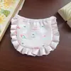 Baberos de dibujos animados hechos a mano para mascotas estilo japonés y coreano más vendidos, lindos baberos con ribete de encaje para gatos, perros y perros pequeños a medianos