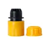 Conector de Manguera de Agua de 4 Puntos Conector Rápido Accesorios para Pistola de Agua de Alta Presión para Jardín Conector de Agua de Plástico de Cuatro Puntos