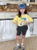 Roupas Infantis Weimu Shorts Esportivos para Meninas Calça de Tubarão Verão 2026 Novo Estilo Coreano Calça de Yoga Calça de Bebê