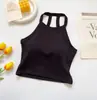 Verano Nuevo Spice Girls Sexy Chaleco de Cuello Corto Hermosa Espalda Transpirable Ropa Interior para Usar por Dentro o por Fuera Mono Protector de Pecho Envuelto en el Pecho Ropa Interior
