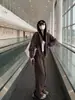 Conjunto de Sudadera Deportiva Casual con Chaqueta y Pantalones para Mujer Otoño Súper Bonito Conjunto Completo Atuendo Estilo Coreano Cardigan Mujer